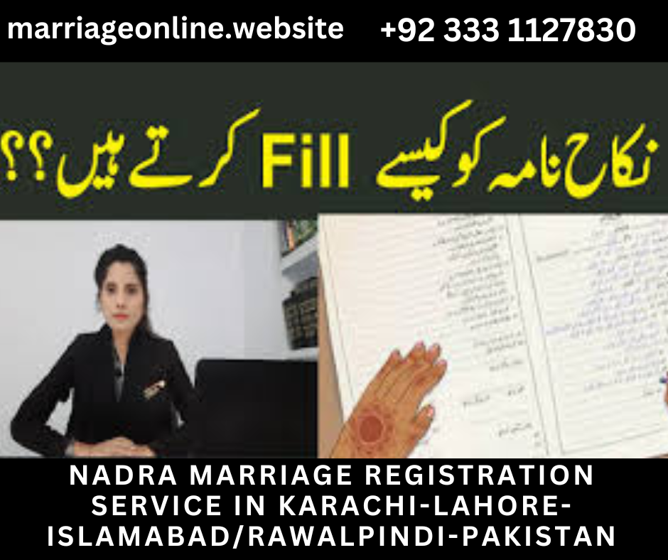 NADRA Marriage Registration Lahore