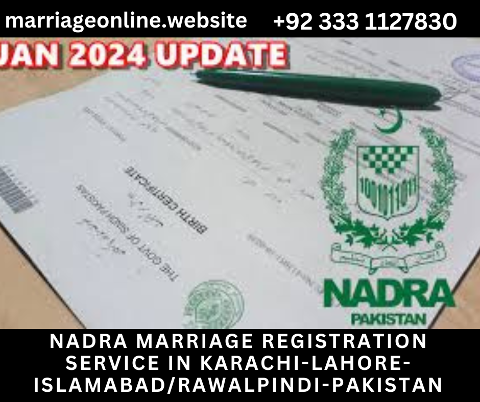 NADRA Marriage Registration Islamabad